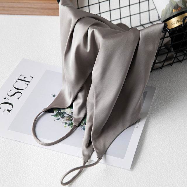 Summer Crop Top Women Camis Silk Satin Tank Top Women - Mubimart