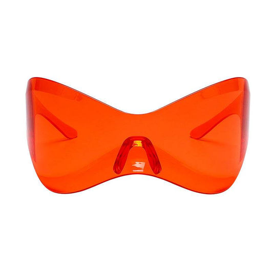 Mens Fashion Personality Mask Type Sunglasses - Mubimart