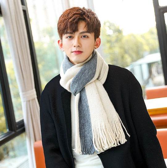 Men Scarves Can Match Colors Fashion - Mubimart