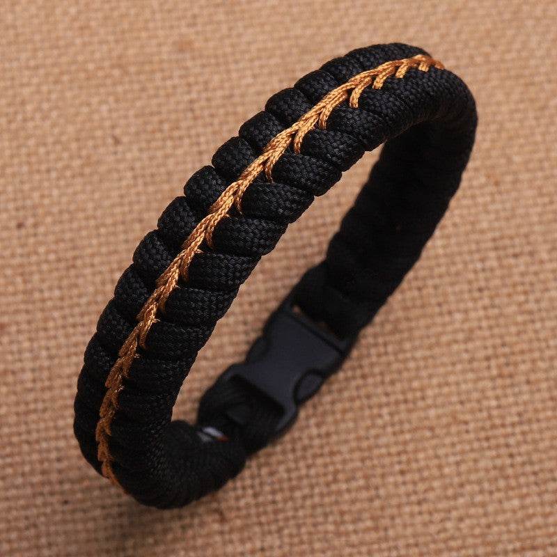 Handwoven Outdoor Sports Bracelet For Men - Mubimart
