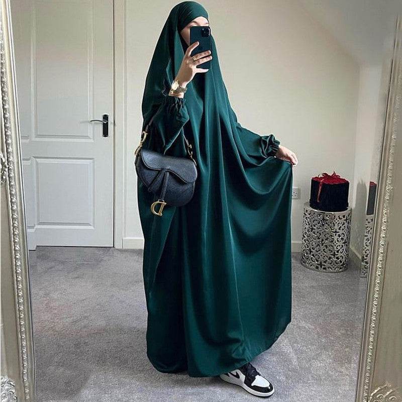 Women's Dress Dubai Middle East Turkey Plus Size Swing Robe - Mubimart