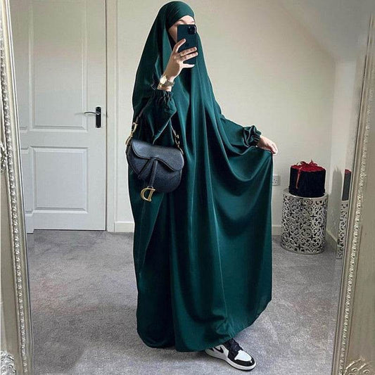 Women's Dress Dubai Middle East Turkey Plus Size Swing Robe - Mubimart
