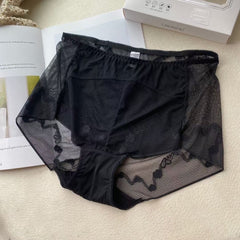 Three Pcs Boxed Women's High Waist Lace Panties - Mubimart -  