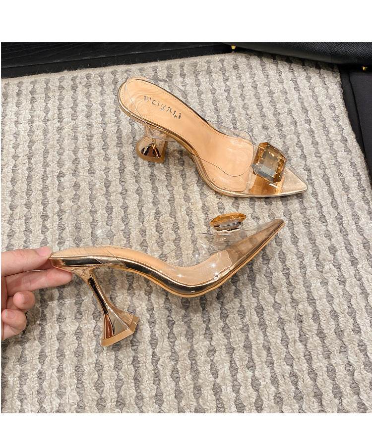 Women's High-heeled Sandal - Mubimart