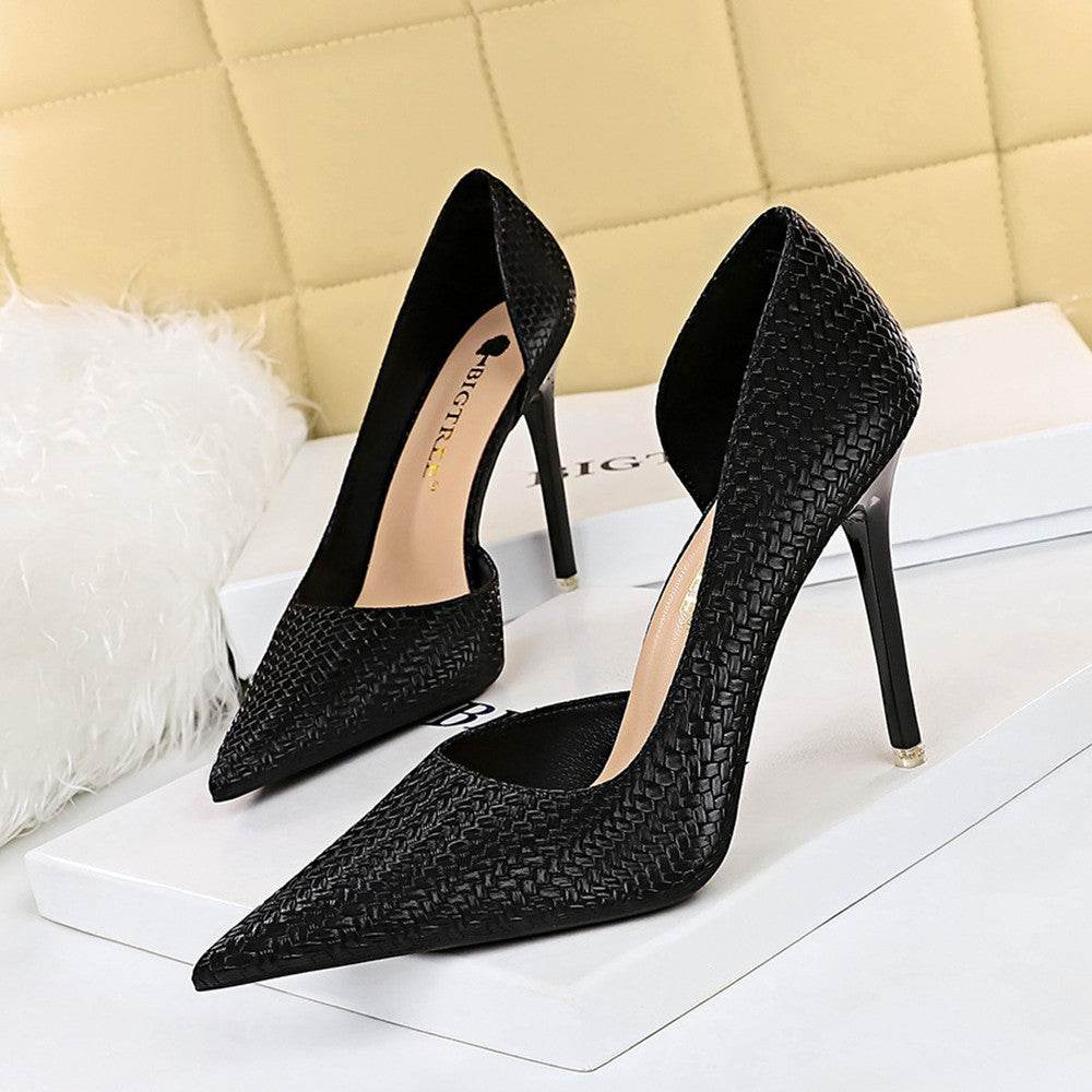 Nightclub Slim Stiletto Super High Heel Pumps - Mubimart