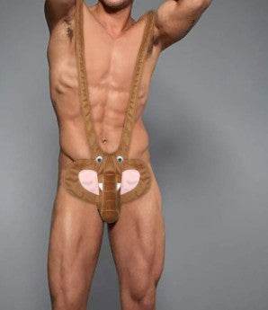 Reindeer Bell Strap Christmas Underwear Men - Mubimart