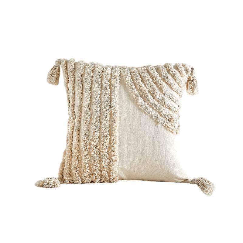Plush Tassels And Quiet Bohemian Style Pillowcases - Mubimart