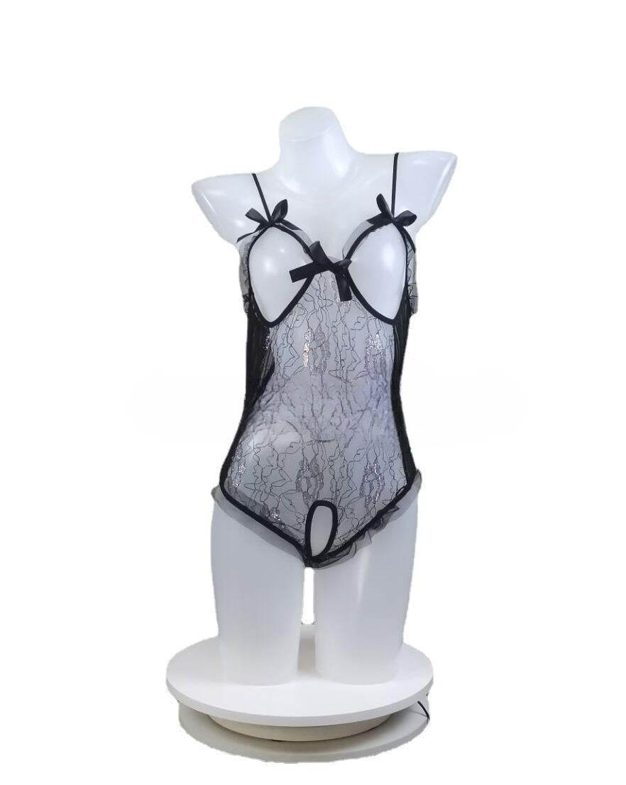 Mesh Tight Lingerie Set Bodysuit - Mubimart
