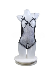 Mesh Tight Lingerie Set Bodysuit - Mubimart -  