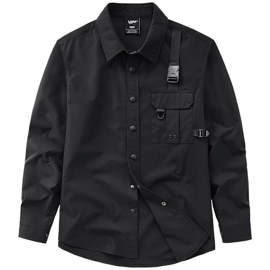 Men's Fashion Casual Workwear Shirt Jacket - Mubimart