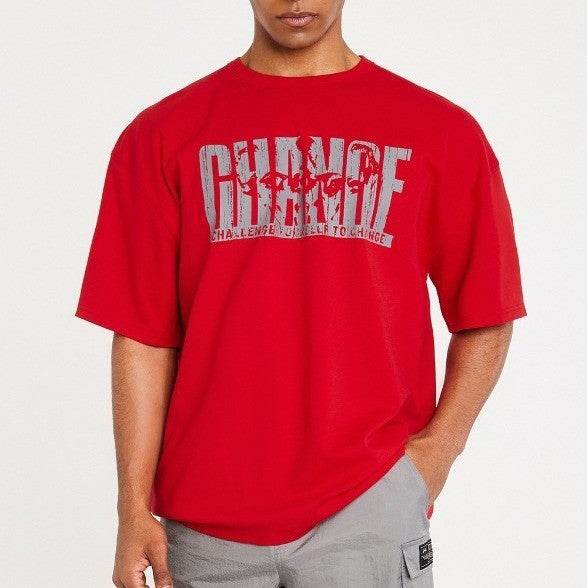 Men's Workout Exercise T-shirt Summer Cotton American Style - Mubimart