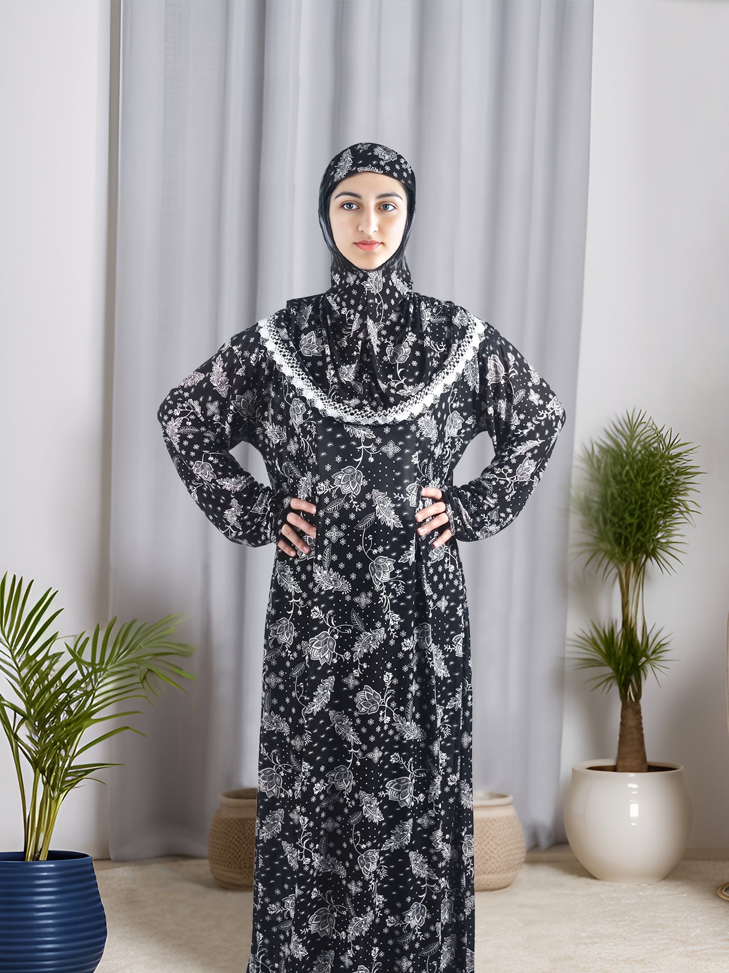 Plus Size Women's Arabic Robe Muslim Classic Fashion Dress - Mubimart -  