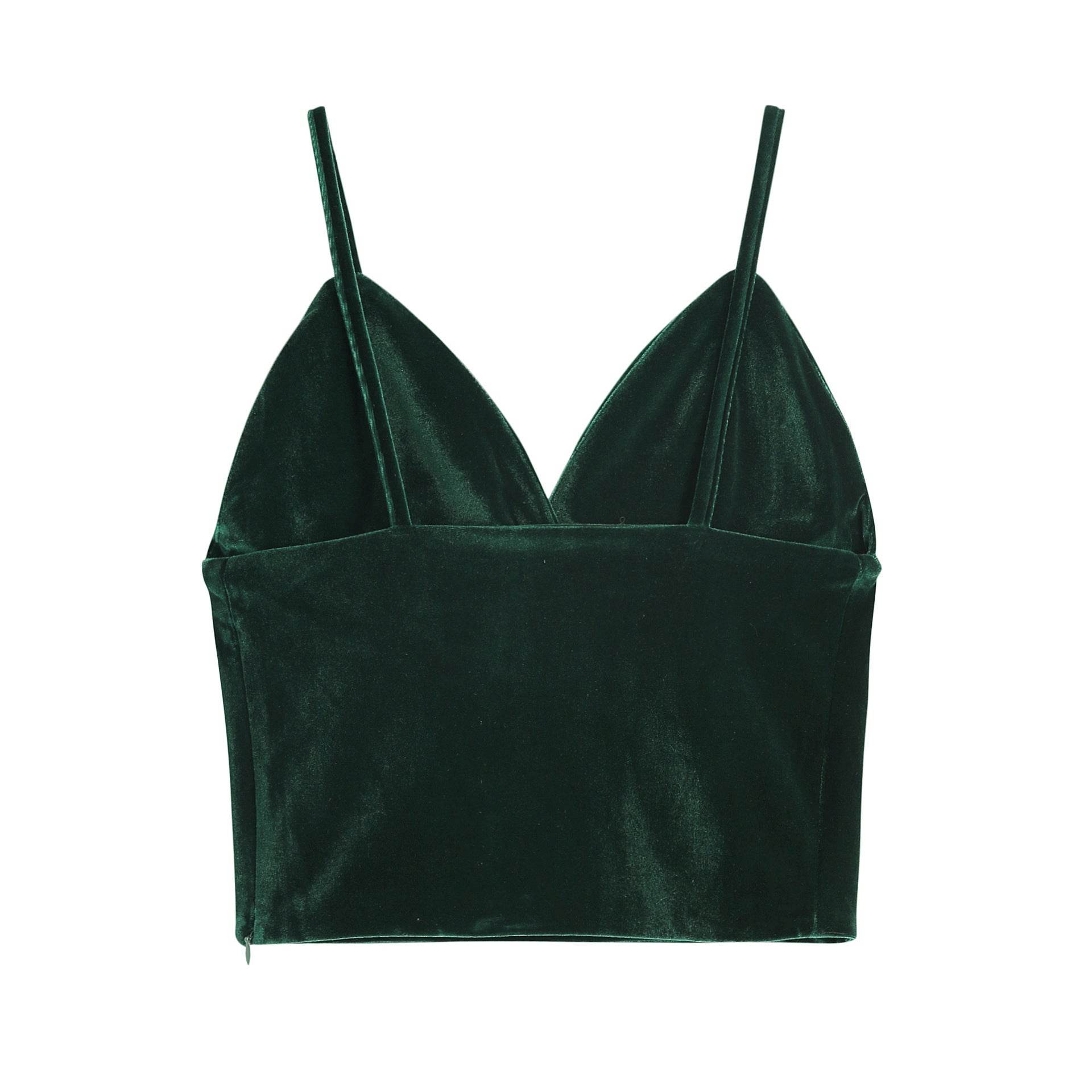 Camisole Women's V-neck Backless Top - Mubimart