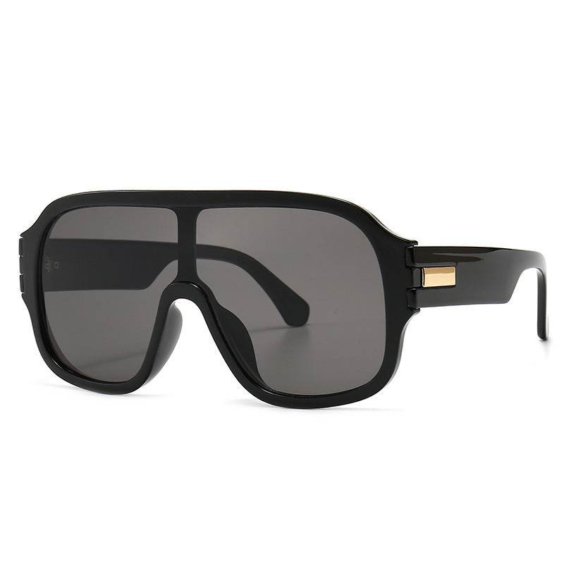 Men'S Oversized Frame Sunglasses And Women'S One-Piece Sunglasses - Mubimart
