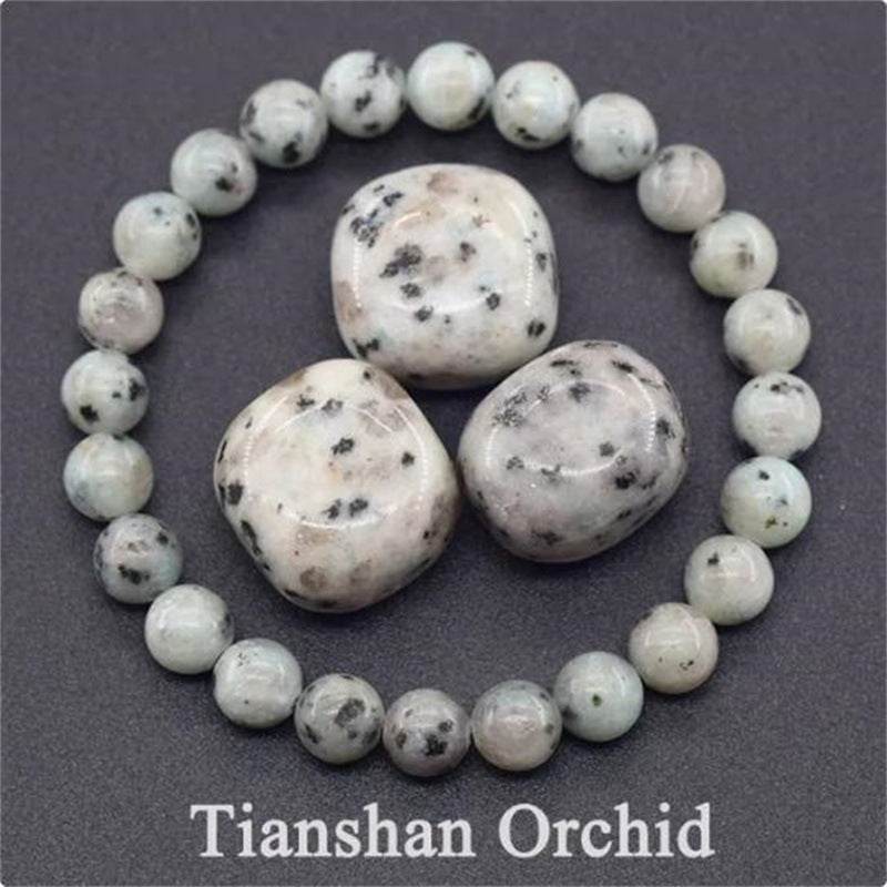 Natural Stone Elastic String Beaded Bracelet Jewelry Stone Tiger Eye Beaded Yoga Bracelets For Men Women - Mubimart