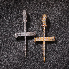 Cross Pendant Hip Hop Necklace Men