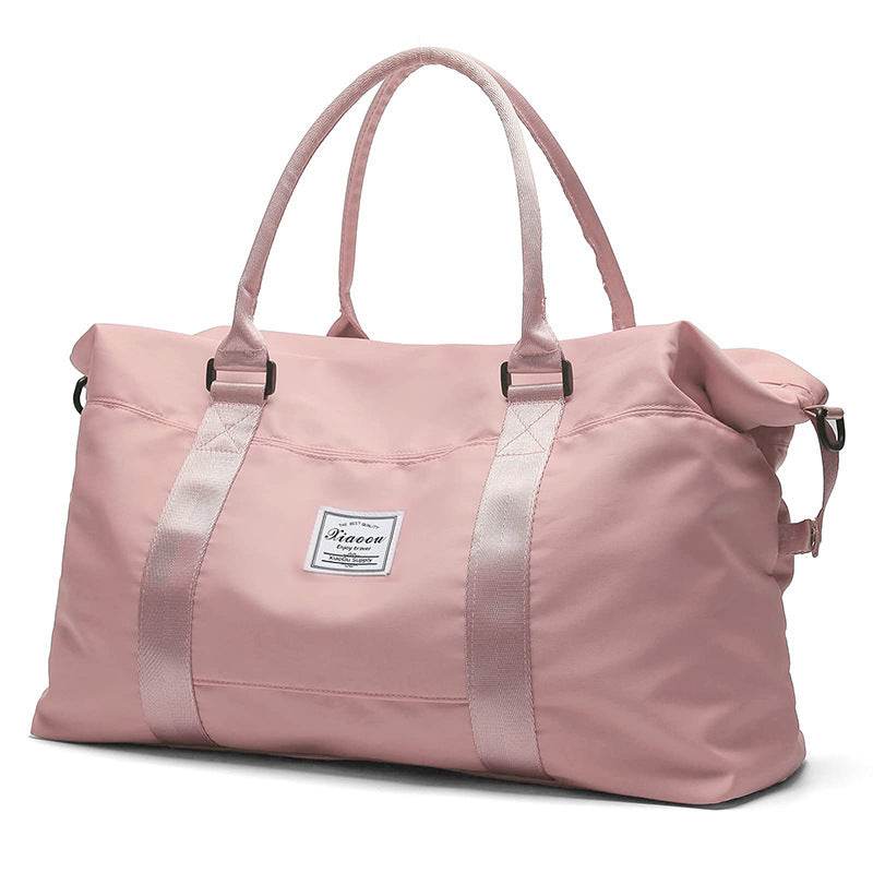 Travel Duffel Bags Sports Fitness Gym Tote Bag Women Weekender Overnight Bag - Mubimart