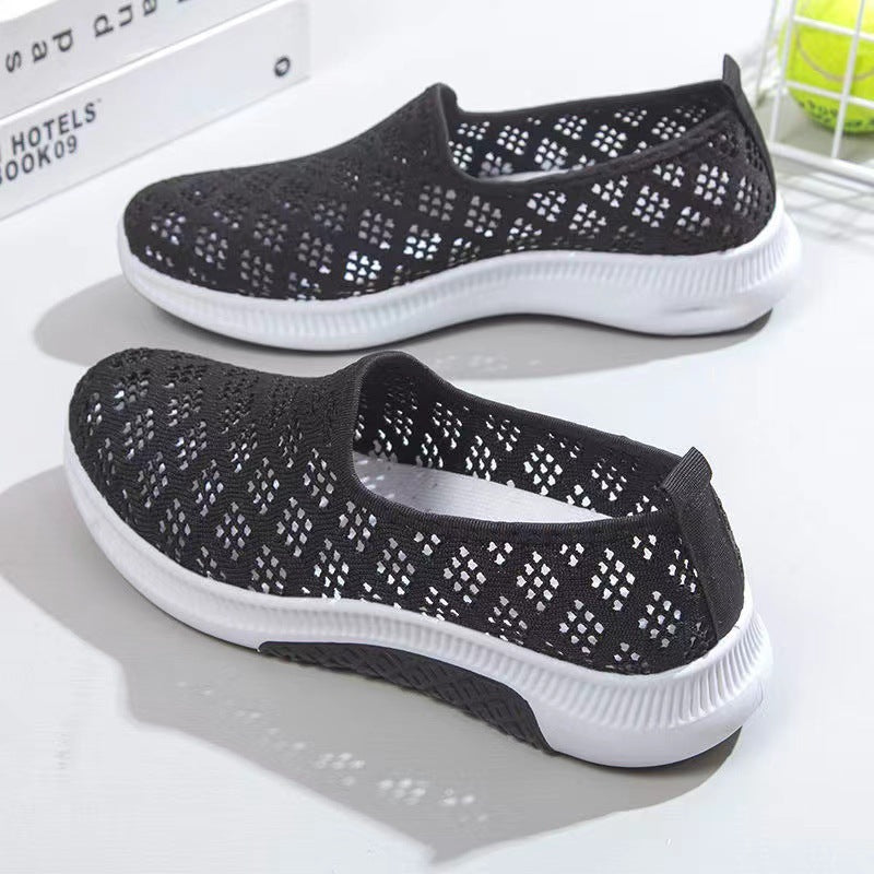 Summer Hollow Breathable Flat Bottom Comfort Casual Shoes