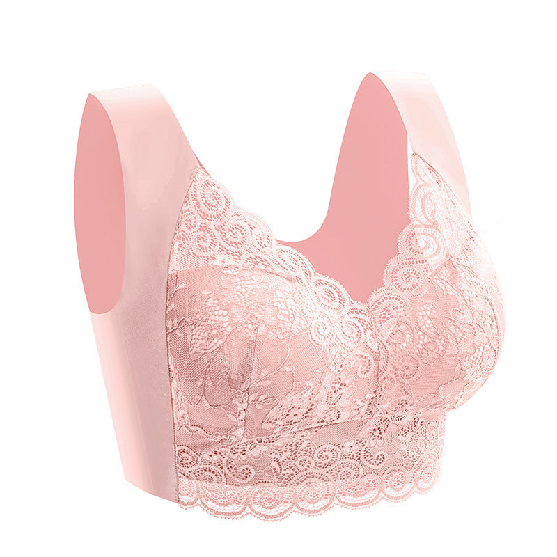 Women's Plus Size Lace Seamless Bra - Mubimart -  