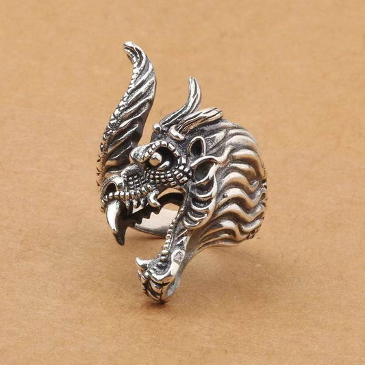 Domineering Men Faucet Ring Retro - Mubimart