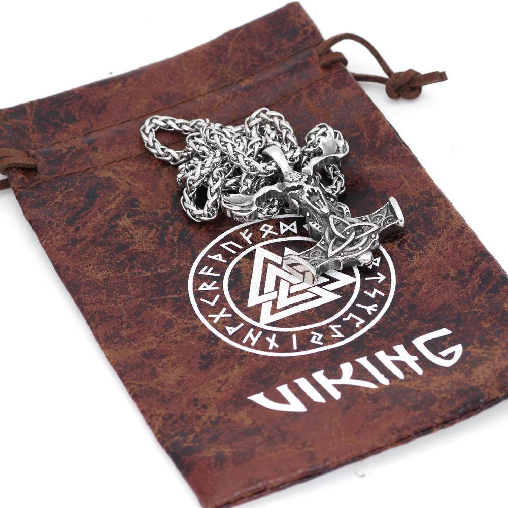 Stainless Steel Pendant Necklace For Men - Mubimart
