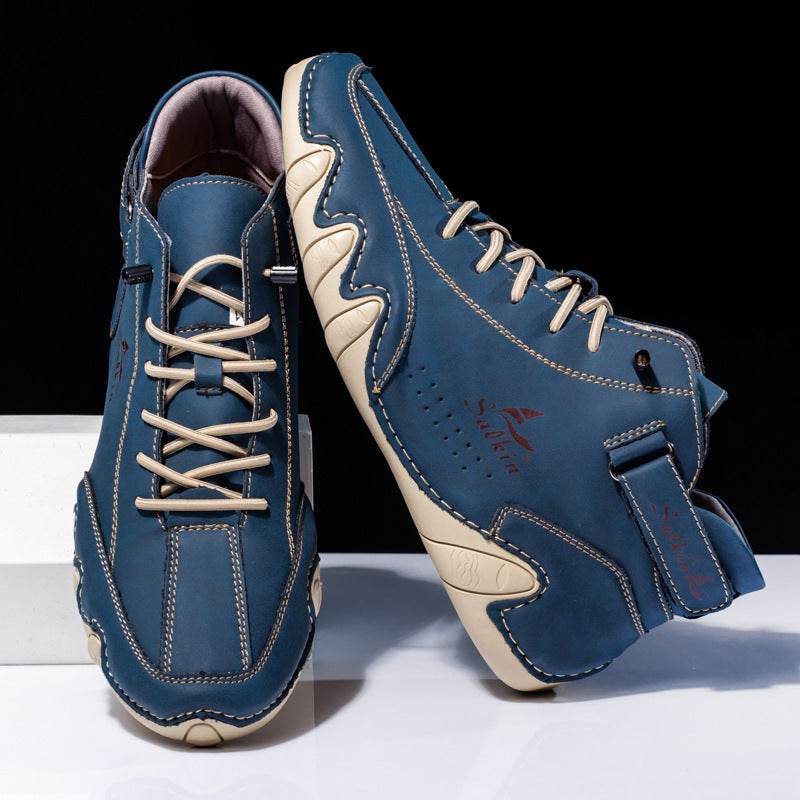 Summer Men's Casual Ankle Boots - Mubimart