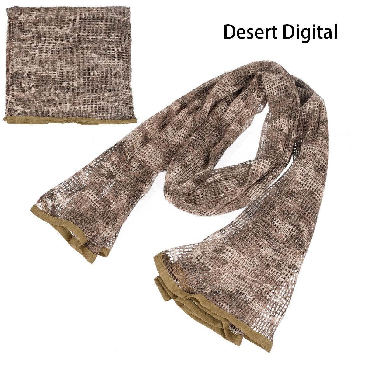 Breathable camouflage outdoor men's and women's scarves - Mubimart