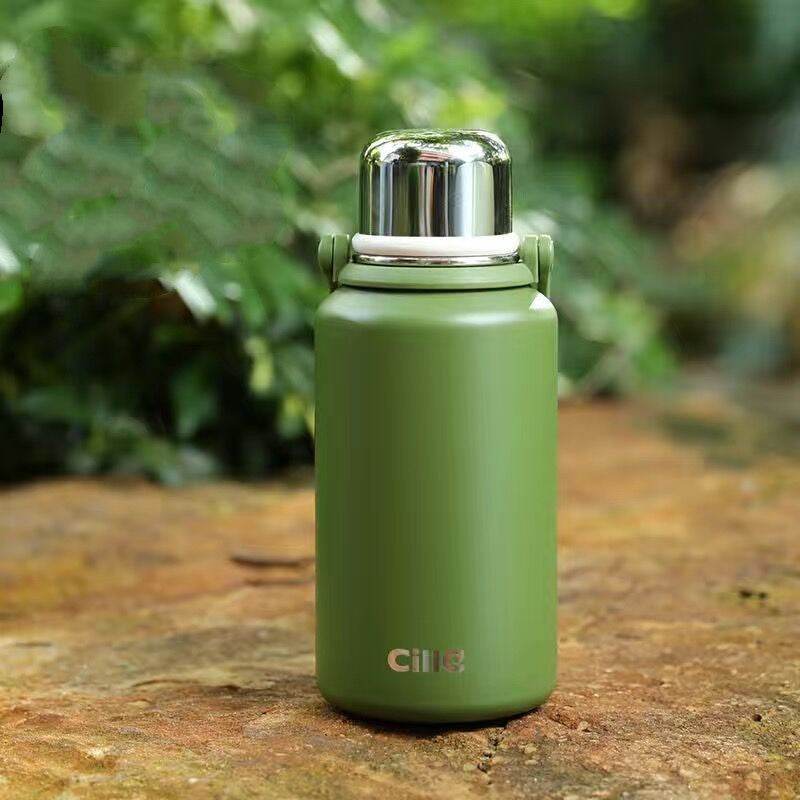 Stainless Steel Large Capacity Thermal Mug Travel Outdoor - Mubimart