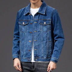 Mens Fashion Slim Fit Denim Jacket Top