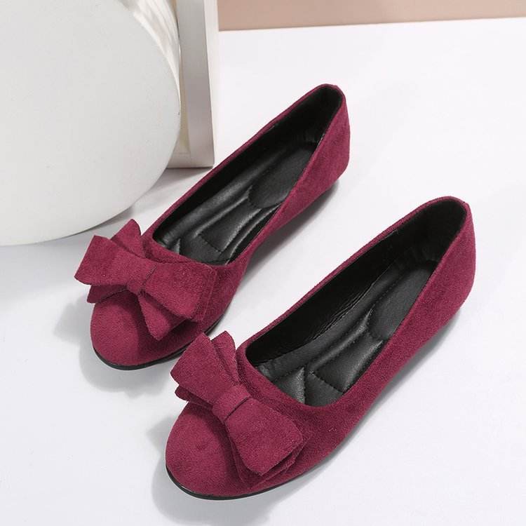 Fashion Bowknot Flats Shoes Casual Round Toe Loafers Cozy Shoes For Women - Mubimart