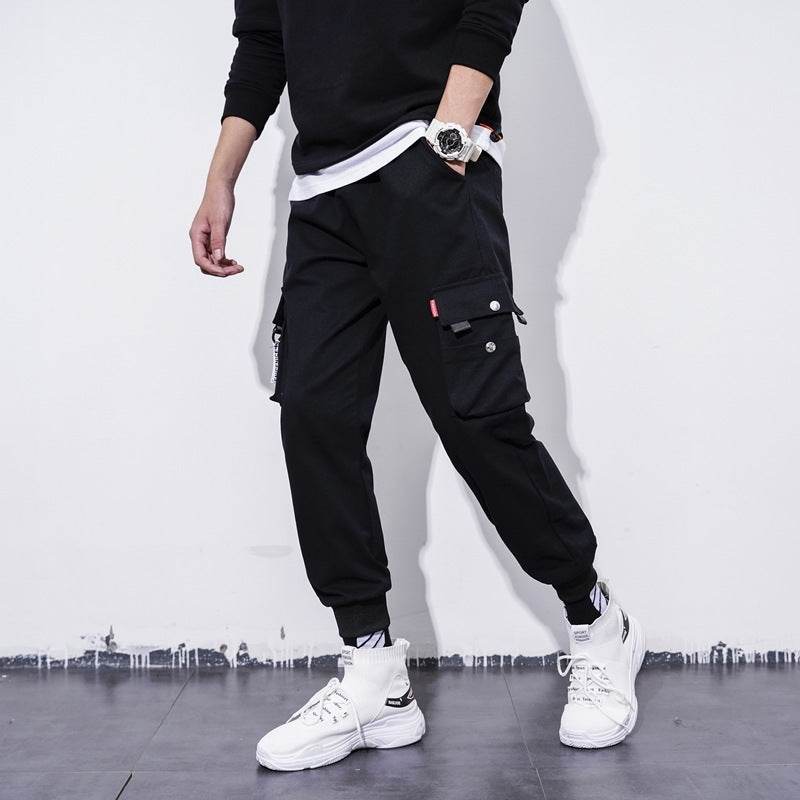 Overalls Men's Loose Plus Size Casual Jogger Pants - Mubimart