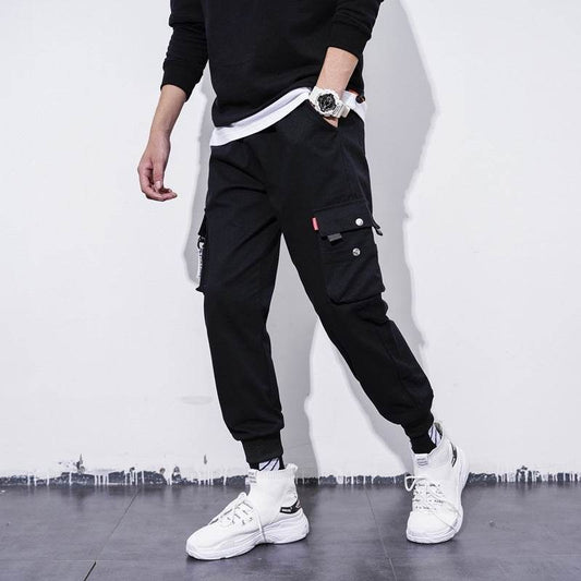 Overalls Men's Loose Plus Size Casual Jogger Pants - Mubimart