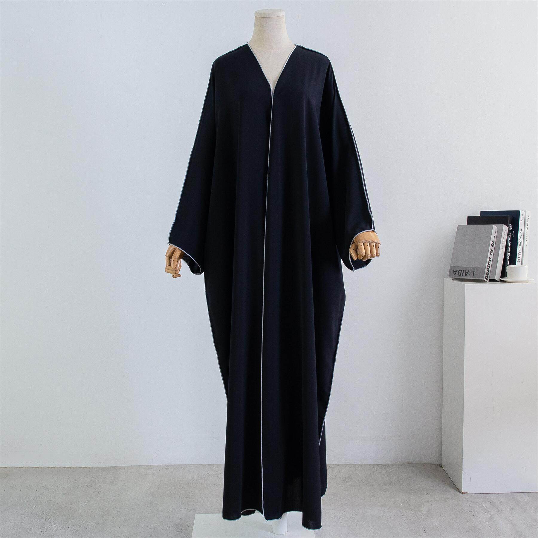 Middle East Arab Women's Clothing Casual Cardigan Plus Size Robe - Mubimart
