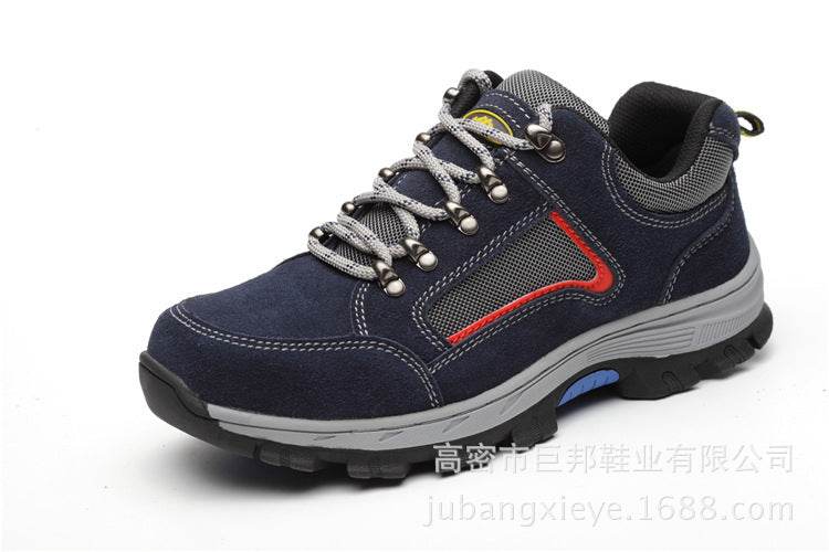 Steel Toe Anti-smash And Anti-piercing Safety Shoes - Mubimart
