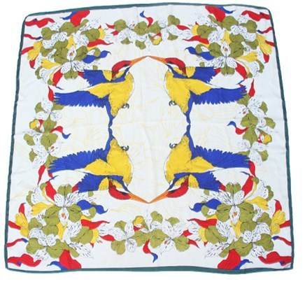 Fashion Silk Scarves Female Printing Hijab - Mubimart