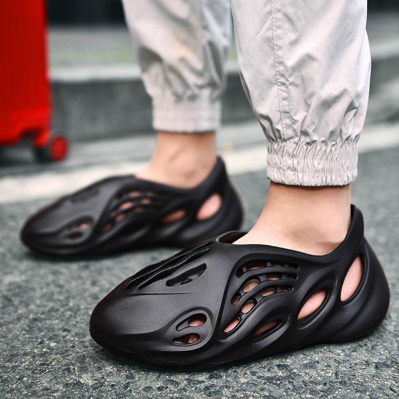 Non Slip Slides Slippers Clogs Closed-toe Garden Shoes Outdoor Sandals Beach Shoes - Mubimart