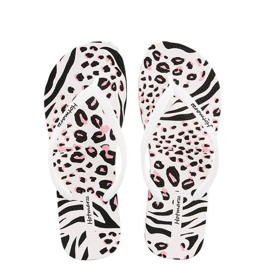 Women's Leopard Flip Flops Non-slip Slippers Summer Flip-flops Women - Mubimart