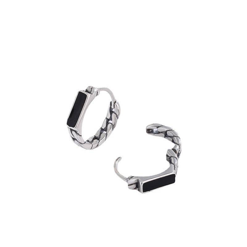 Hip Hop Style Earrings For Men And Women Retro Ear Clip Minimalist Design Earrings - Mubimart
