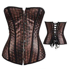 Skull Head Court Sexy Lady Corset Top - Mubimart - Corset top 