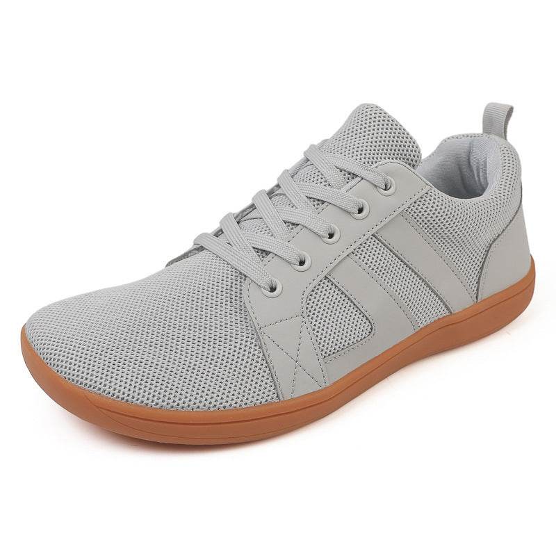 Couple Breathable Lace-up Mesh Shoes Casual Walking Sneakers Men Non-slip Running Sports Shoes Women - Mubimart