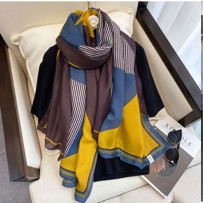 Fashionable Casual Accessories Women's Silk Scarves - Mubimart