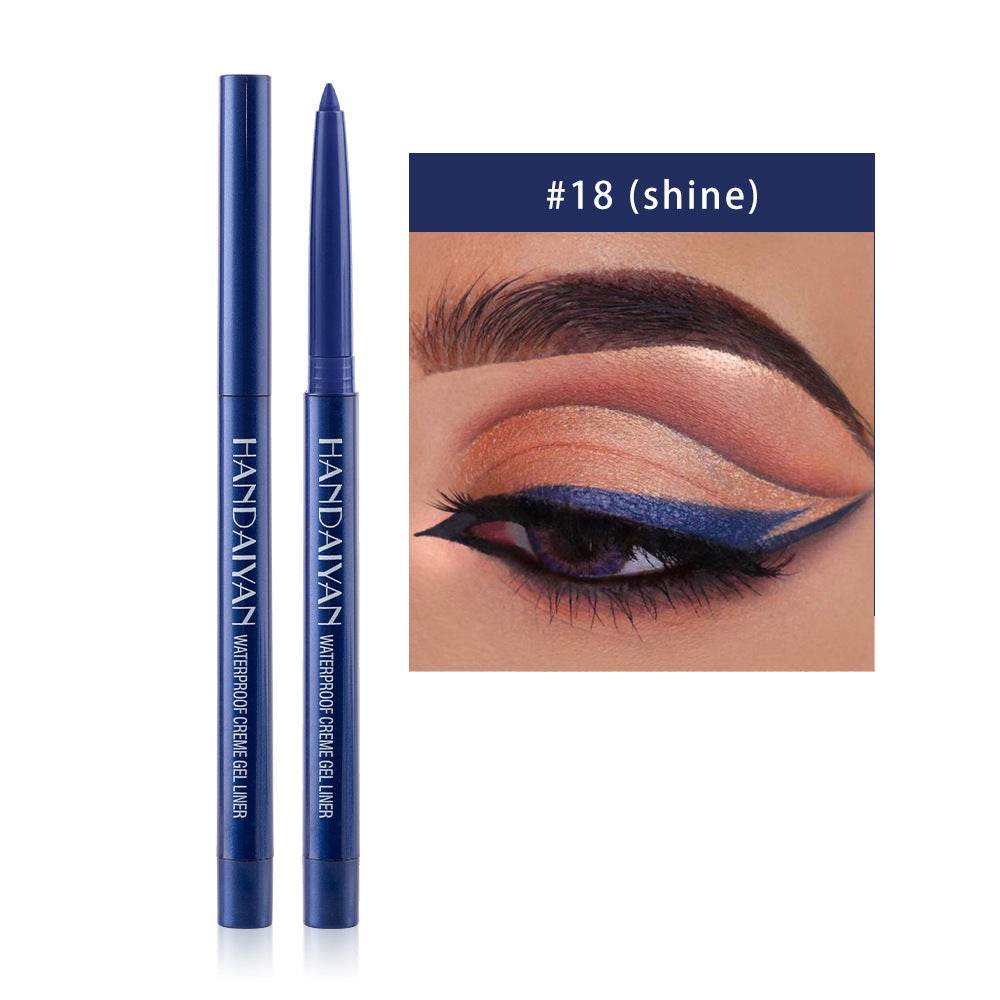 20 Color Cat Eye Makeup Waterproof Neon Colorful Liquid Eyeliner Pen Make Up Comestics Long-lasting Black Eye Liner Pencil - Mubimart