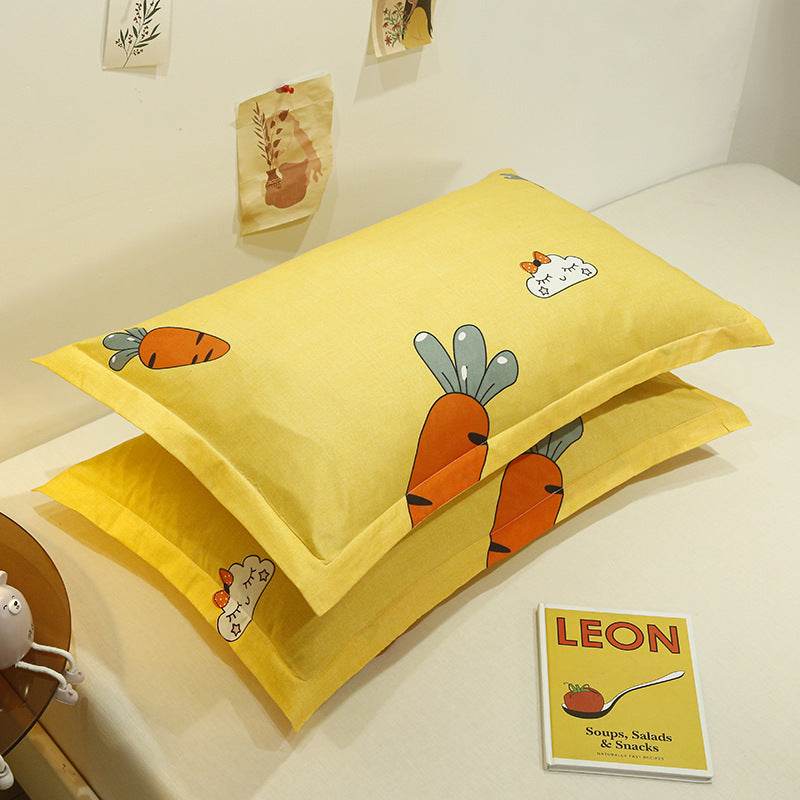 Household Large Pillowcase Aloe Cotton Pillowcase - Mubimart