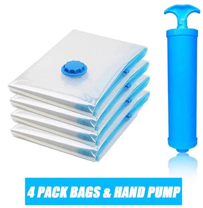 Quilt Vacuum Storage Bag Exhaust Valve Compression Clothes - Mubimart