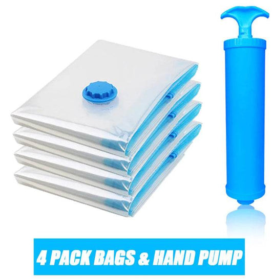Quilt Vacuum Storage Bag Exhaust Valve Compression Clothes - Mubimart