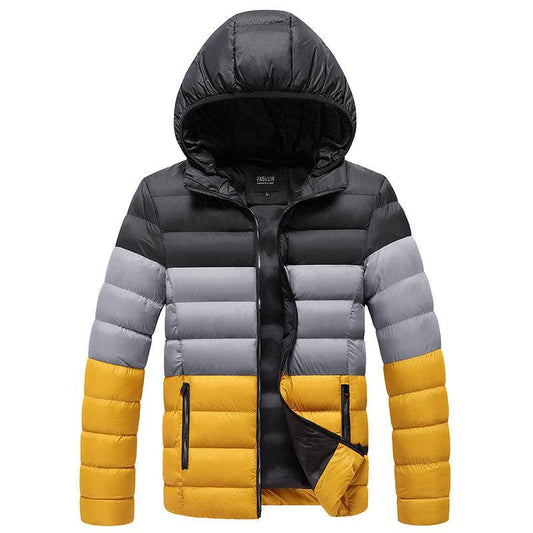 Thick Warm Jacket Casual Trendy Brand Down Padded Jacket - Mubimart