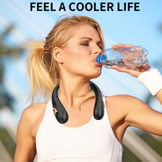 Rechargeable Outdoor Sports Neck-hanging Fan
