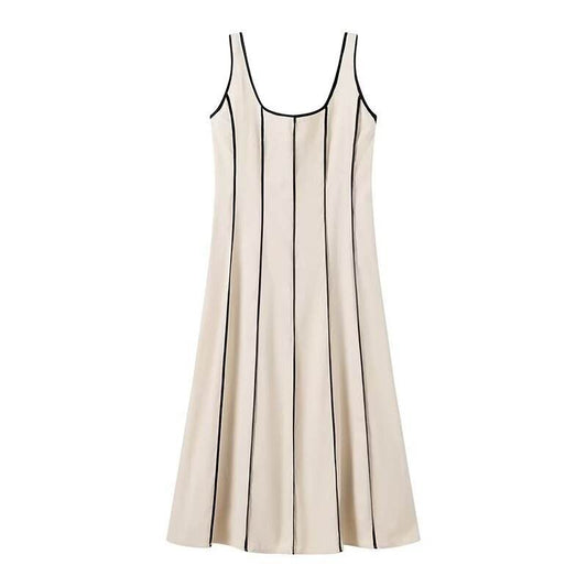 Women's Casual Simple Camisole Dress - Mubimart