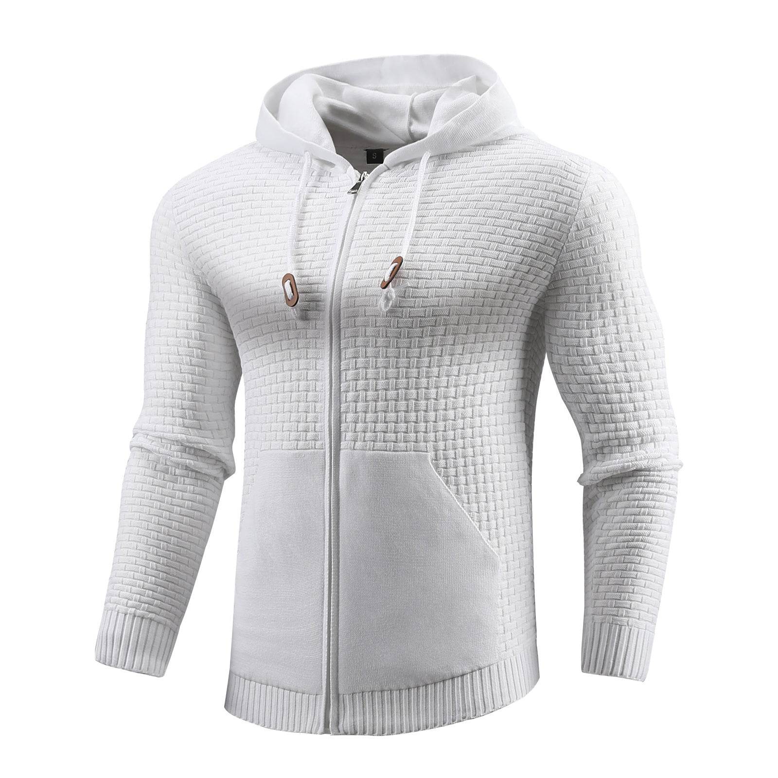 Zipper Hoodies Leather Printing 3D Outdoor Sports Hoodies With Pockets - Mubimart
