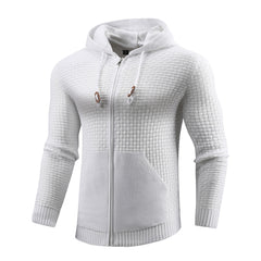 Rits Hoodies Leer Bedrukking 3D Buitensport Hoodies Met Zakken